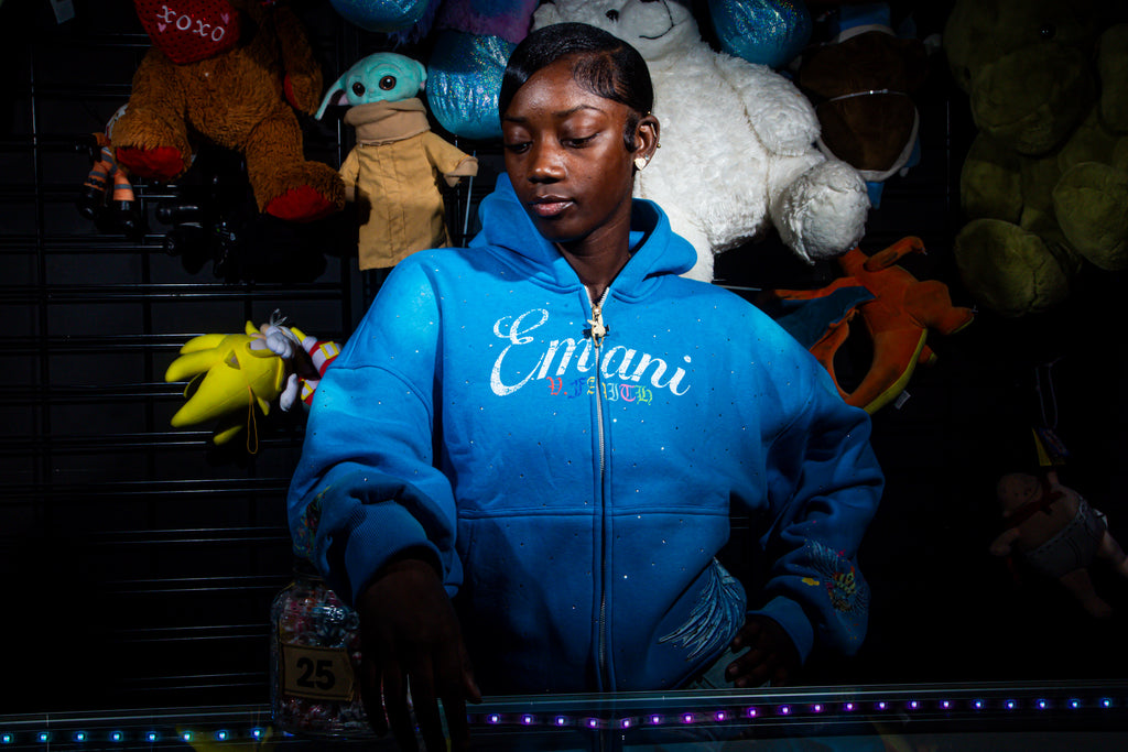 Sky Blue Faith Zip-Up