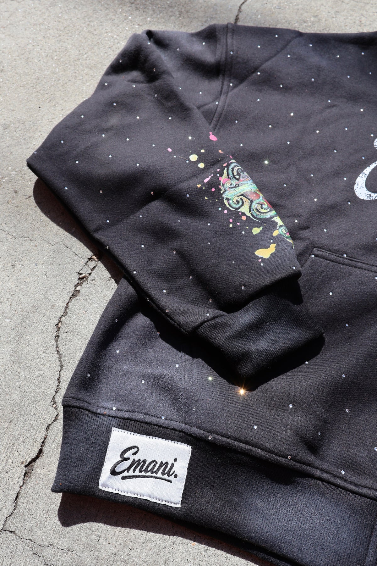 Black Faith Zip-Up