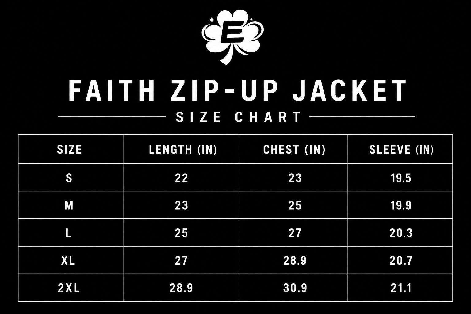 Sky Blue Faith Zip-Up