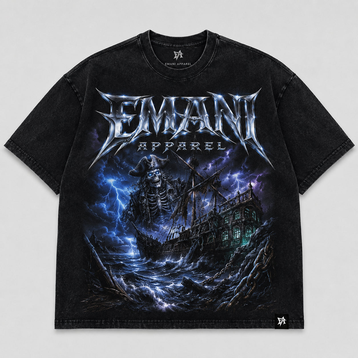 BLACK BEARD T SHIRT