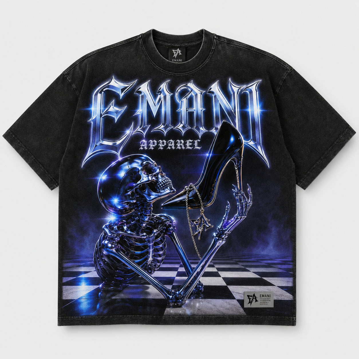 GLASS SKULL T SHIRT