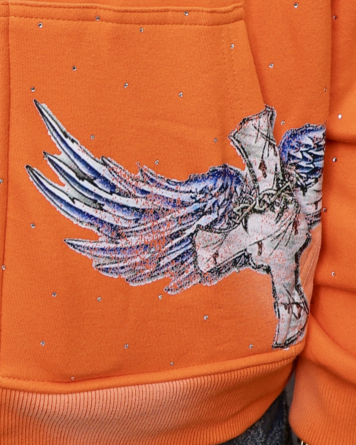 Orange Faith Zip-Up