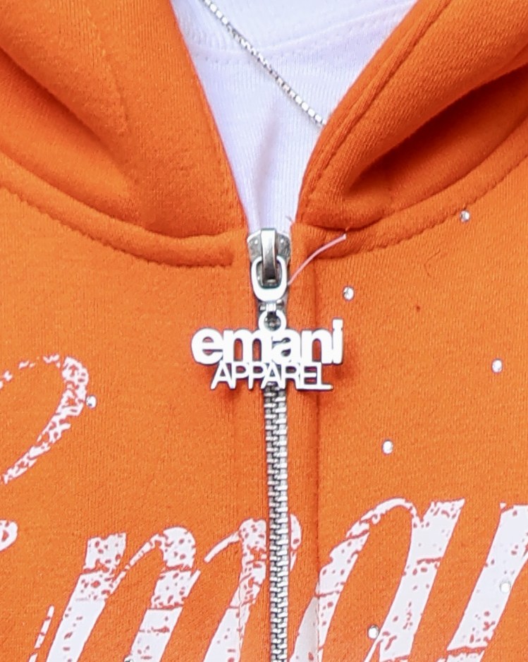 Orange Faith Zip-Up